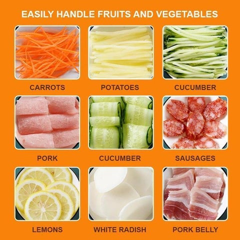 Mandoline Vegetable Cutter قطاعة الخضار اليدوية