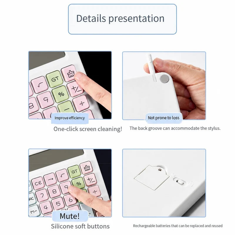 Calculator with Writing Tablet