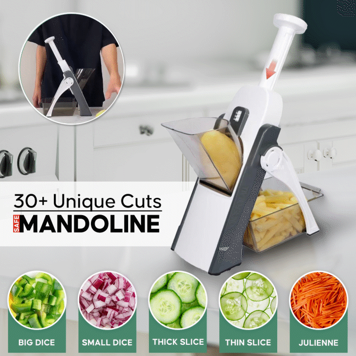 Mandoline Vegetable Cutter قطاعة الخضار اليدوية